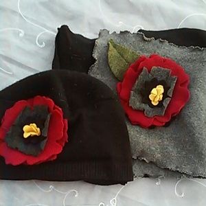 Scarf and hat set
